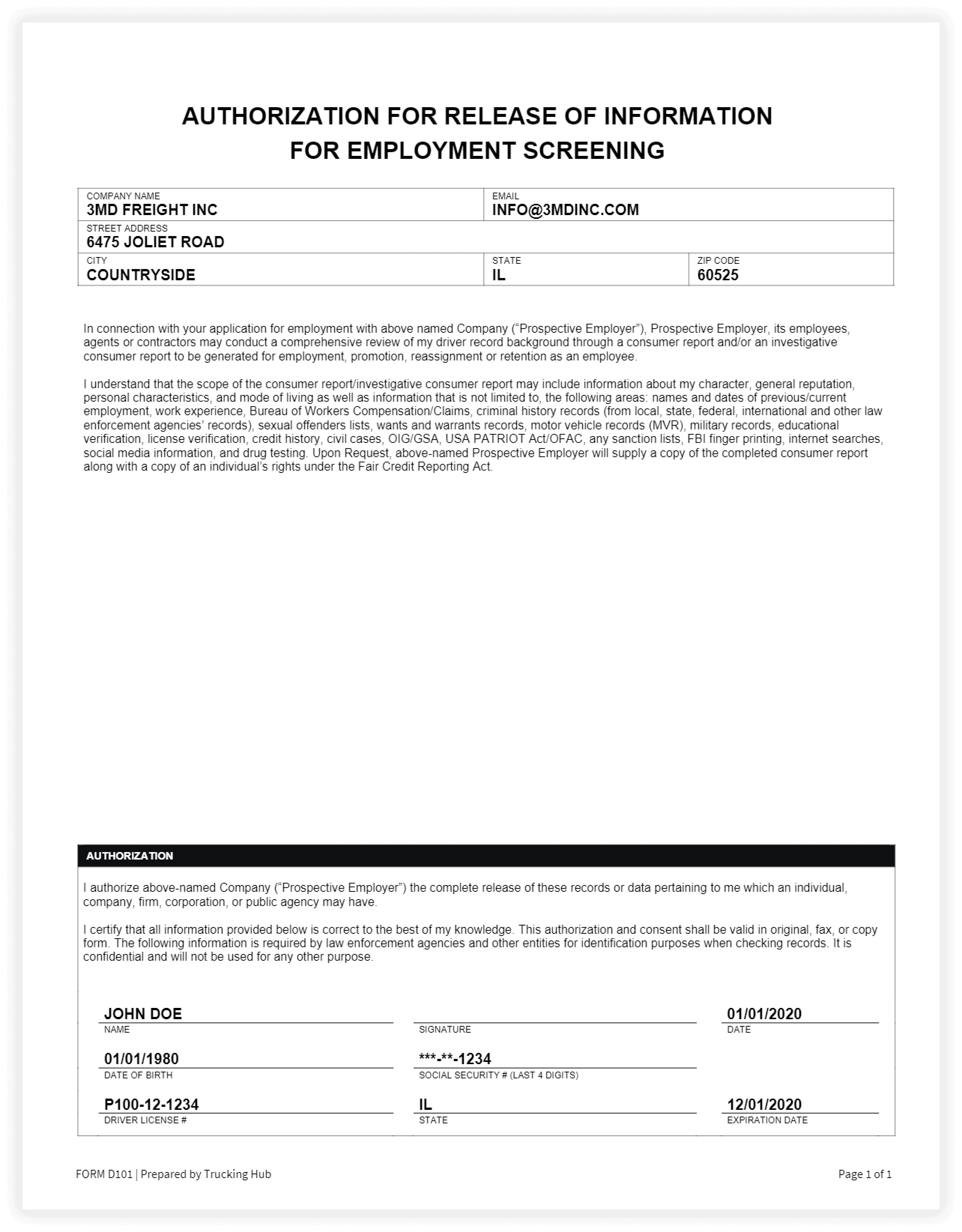 dqf-authorization-for-release-of-information-for-employment-screening