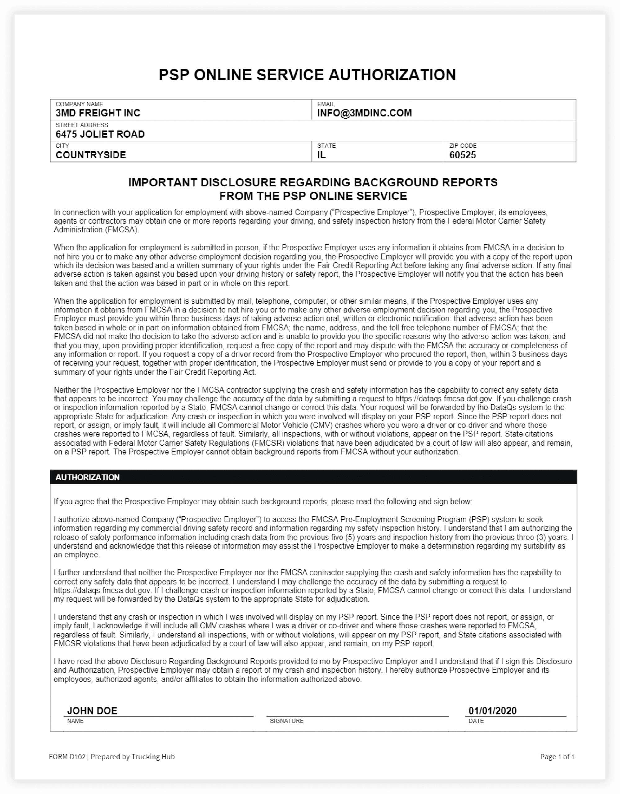 dqf-psp-online-service-authorization