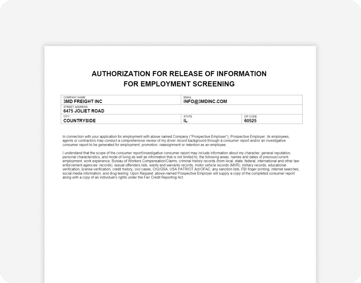 authorization-for-release-of-information-for-employment-screening