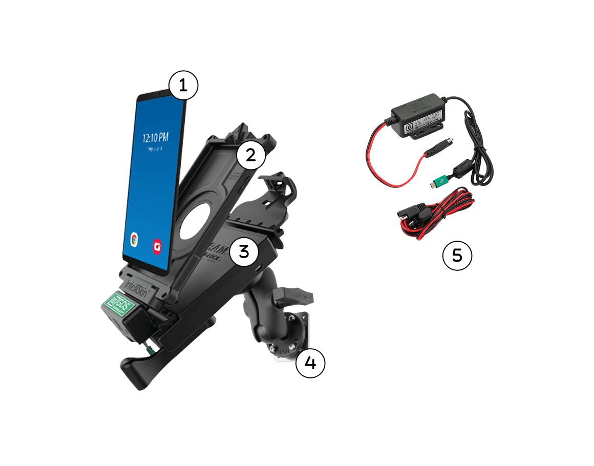 RAM Mount Bundle shown