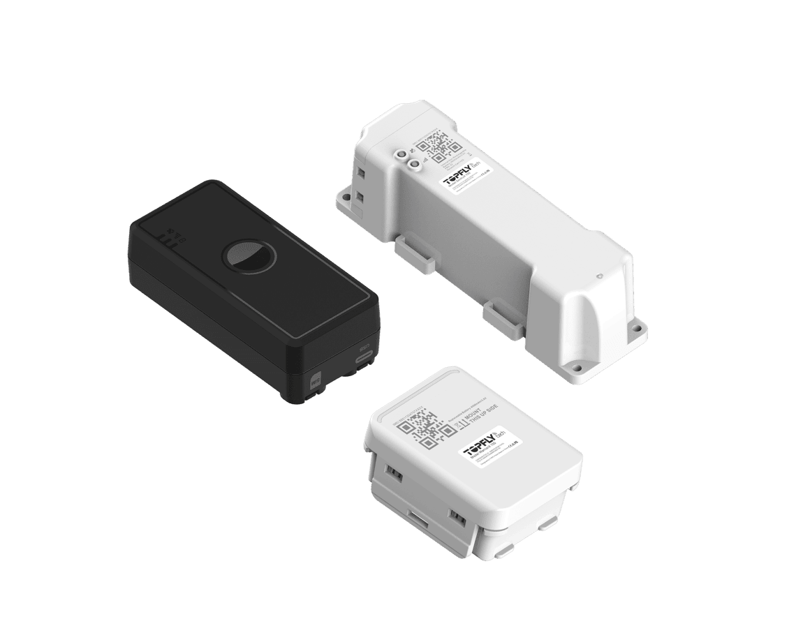 Battery Powered GPS Asset Tracker shown