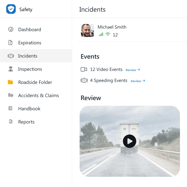 Safety software screenshot