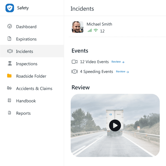 Safety software screenshot